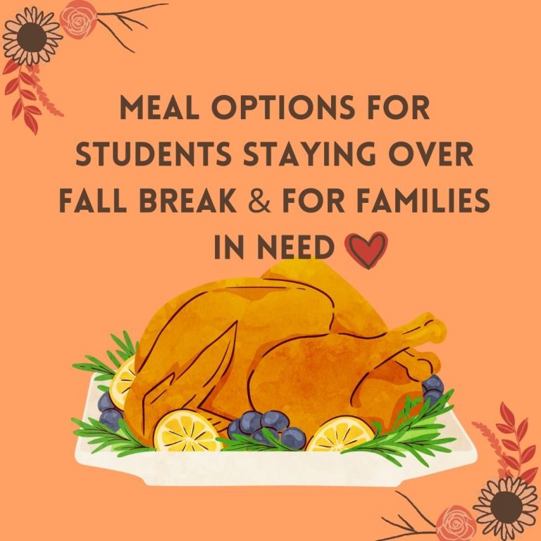 FoCo Meal Options for Fall Break and Thanksgiving